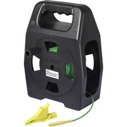 VOLTCRAFT EML-30 Měřicí vedení uzemnění zástrčka 4 mm zásuvka 4 mm 30 m zelená 1 ks