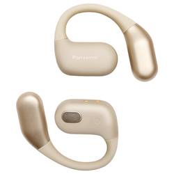 Panasonic RB-F10DE-C špuntová sluchátka (In Ear) Bluetooth® béžová Redukce šumu mikrofonu Nabíjecí pouzdro, Sluchátka na lícní kosti, regulace hlasitosti,