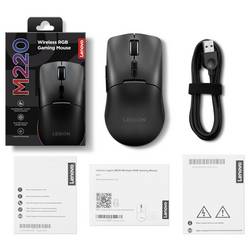 Lenovo LENOVO Legion M220 Wireless RGB Mouse(P) optická myš, přenos Bluetooth®, 7 tlačítko, 5000 dpi, černá