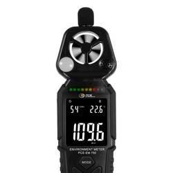 PCE Instruments PCE-EM 750 anemometr, -20 - 60 °C, s USB rozhraním, s funkcí měření teploty, bez certifikátu