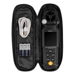 PCE Instruments PCE-EM 750 anemometr, -20 - 60 °C, s USB rozhraním, s funkcí měření teploty, bez certifikátu