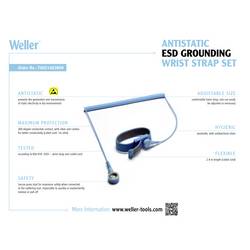 Weller ESD náramek modrá