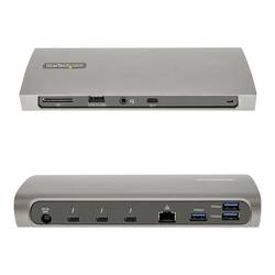 StarTech.com USB-C® dokovací stanice TB4CDOCKUE Vhodné pro značky (dokovací stanice pro notebook): univerzální napájení USB-C®, integrovaná čtečka karet, vč.