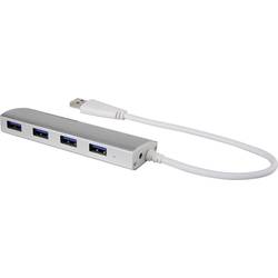 Renkforce RF-3703155 USB Hub 4 porty USB-A USB 3.0 5 GBit/s hliník