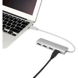 Renkforce RF-3703155 USB Hub 4 porty USB-A USB 3.0 5 GBit/s hliník