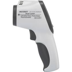 infračervený teploměr VOLTCRAFT IR-SCAN-350RH/2, Optika 20:1, -50 - +380 °C, pyrometr, skener rosného bodu