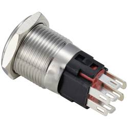 TRU COMPONENTS TC-12647396 tlačítko 250 V/AC 3 A 1x vyp/(zap) IP65 RGB bez aretace nerezová ocel 1 ks