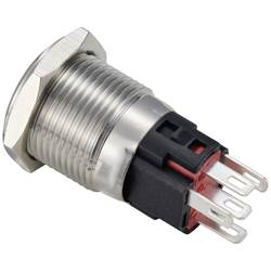 TRU COMPONENTS TC-12647388 tlačítko 250 V/AC 3 A 1x vyp/(zap) IP65 modrá bez aretace nerezová ocel 1 ks