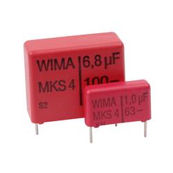 Wima 1 ks fóliový kondenzátor MKT radiální 250 V/DC, 160 V/AC 10 % (d x š x v) 31.5 x 17.0 x 29.0 mm