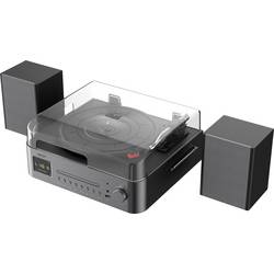 Reflexion internetové rádio DAB+, CD přehrávač, Bluetooth®, vč. reproduktorů, černá, hnědá