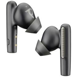 HP Poly 8L649AA Headset do uší (In Ear) Bluetooth® stereo černá Potlačení hluku headset telefon