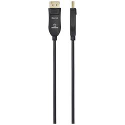 Renkforce optické vlákno / DisplayPort kabel Konektor DisplayPort, Konektor DisplayPort 15.00 m černá RF-6117768 8K UHD Kabel DisplayPort