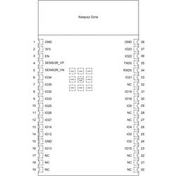Espressif ESP32-WROVER-E (M213EH3264PH3Q0) bezdrátový modul 1 ks