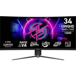 MSI MPG 346CQRFDE X24 herní monitor 86.4 cm (34 palec)3440 x 1440 Pixel, 21:9, 0.5 ms, VA LED
