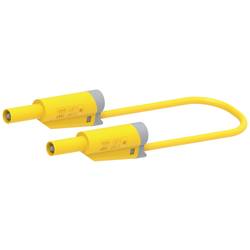 Electro PJP 2710-IEC-CD1-100J měřicí kabel lamelová zástrčka 4 mm lamelová zástrčka 4 mm 1.00 m žlutá 1 ks