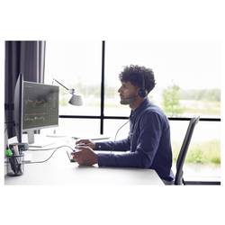 HP Poly EncorePro 310 USB-A Headset Headset otevřená (On Ear) kabelová černá Redukce šumu mikrofonu telefon