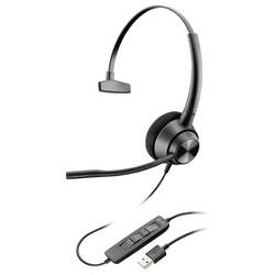 HP Poly EncorePro 310 USB-A Headset Headset otevřená (On Ear) kabelová černá Redukce šumu mikrofonu telefon