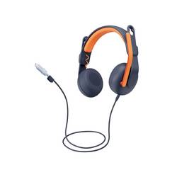 Logitech LOGI Zone Learn - CLASSIC BLUE - WW-9006 sluchátka otevřená (On Ear) modrá, oranžová