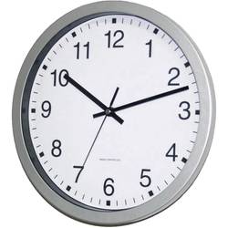 EUROTIME 56831-07 DCF nástěnné hodiny 30 cm x 43 mm, stříbrná
