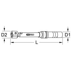 KS Tools 516.5064, 516.5064, momentový klíč