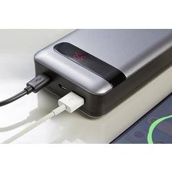 Intenso PD20000 powerbanka Li-Pol, 20000 mAh, Quick Charge 3.0, Power Delivery 3.0, černá, Indikátor stavu
