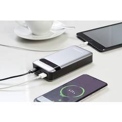 Intenso PD20000 powerbanka Li-Pol, 20000 mAh, Quick Charge 3.0, Power Delivery 3.0, černá, Indikátor stavu