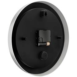 Mebus 52451 DCF nástěnné hodiny 25 cm x 40 mm, stříbrná