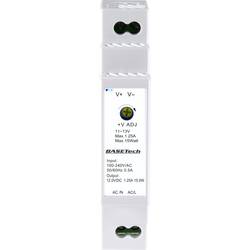 Basetech BT-2250247 síťový zdroj na DIN lištu 12 V 1.25 A 15 W Počet výstupů:1 x Obsah 1 ks
