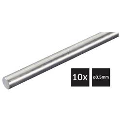 TOOLCRAFT drát z pružinové oceli 1000 mm 0.5 mm 10 ks