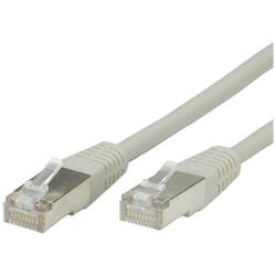 Value 21.99.0803 RJ45 síťové kabely, propojovací kabely CAT 6 S/FTP 3.00 m šedá dvoužilový stíněný 1 ks