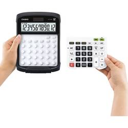 Casio WD-320MT stolní kalkulačka, displej (počet míst) 12, solární napájení, na baterii, stříbrnočerná