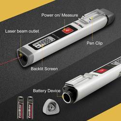 Prexiso Pen laser with clip laserový měřič vzdálenosti 15 m