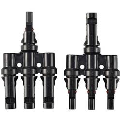 Sygonix Solaradapter T-Verbinder (3 zu 1) 1000V SY-6408000 Y-zástrčka
