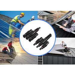 Sygonix Solaradapter T-Verbinder (3 zu 1) 1000V SY-6408000 Y-zástrčka