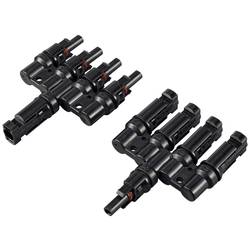 Sygonix Solaradapter T-Verbinder (4 zu 1) 1000V SY-6408002 Y-zástrčka