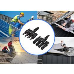 Sygonix Solaradapter T-Verbinder (4 zu 1) 1000V SY-6408002 Y-zástrčka