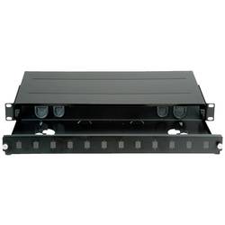 Roline LWL patch panel 483 mm (19) Skleněná vlákna 1 U černá neosazený