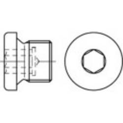 TOOLCRAFT TO-5449269 závěrné šrouby 1/2 mm vnitřní šestihran DIN 908 mosaz 50 ks