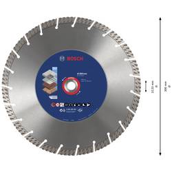 Bosch Accessories 2608900664 EXPERT MultiMaterial diamantový řezný kotouč Průměr 300 mm Ø otvoru 22.23 mm kámen, beton, cihla 1 ks