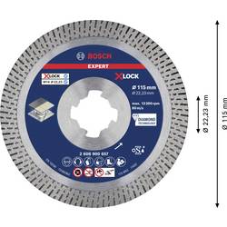 Bosch Accessories 2608900657 EXPERT HardCeramic X-LOCK diamantový řezný kotouč Průměr 115 mm Ø otvoru 22.23 mm kámen, beton, cihla 1 ks