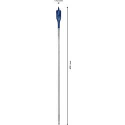 Bosch Accessories 2608900344 frézovací vrták do dřeva 1 ks 17 mm Celková délka 400 mm šestihran 1 ks