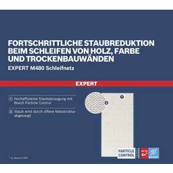 Bosch Accessories 2608901691 brusná síť pro brusky na sádrokarton Zrnitost 120 (d x š) 107 mm x 115 mm 10 ks