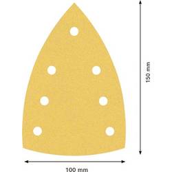 Bosch Accessories 2608901643 Brusný papír pro multifunkční brusku Zrnitost 120 (d x š) 150 mm x 100 mm 50 ks