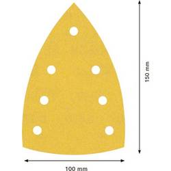 Bosch Accessories 2608901645 Brusný papír pro multifunkční brusku Zrnitost 240 (d x š) 150 mm x 100 mm 50 ks