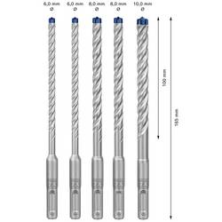 Bosch Accessories EXPERT SDS plus-7X 2608900198 příklepový vrták 5dílná 6 mm, 8 mm, 10 mm SDS plus 5 ks
