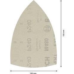 Bosch Accessories 2608901626 brusná síť pro multifunkčníbrusku Zrnitost 240 (d x š) 150 mm x 100 mm 50 ks