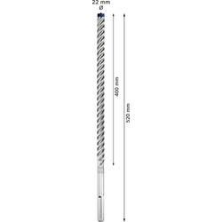 Bosch Accessories EXPERT SDS max-8X 2608900234 wolfram-karbid příklepový vrták 1 ks 22 mm Celková délka 520 mm SDS max 1 ks