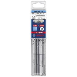 Bosch Accessories EXPERT SDS plus-7X 2608900173 wolfram-karbid příklepový vrták 10dílná 12 mm Celková délka 165 mm SDS plus 10 ks