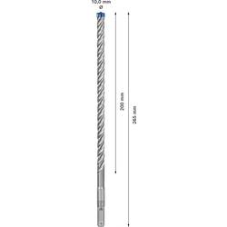 Bosch Accessories EXPERT SDS plus-7X 2608900099 wolfram-karbid příklepový vrták 1 ks 10 mm Celková délka 265 mm SDS plus 1 ks