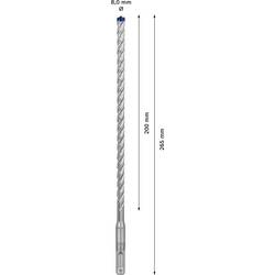 Bosch Accessories EXPERT SDS plus-7X 2608900090 příklepový vrták 1 ks 8 mm Celková délka 265 mm SDS plus 1 ks